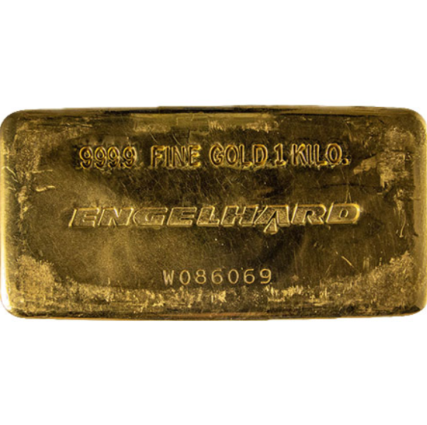 1 Kilo Engelhard Gold Bar (Secondary Market)