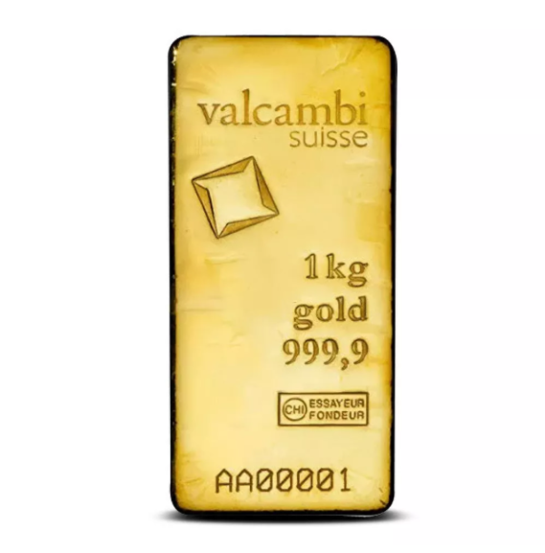 1 Kilo Valcambi Cast Gold Bar (New w/ Assay) 12/6/2024