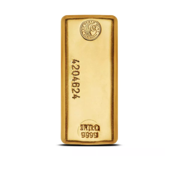 1 Kilo Perth Mint Cast Gold Bar (New)